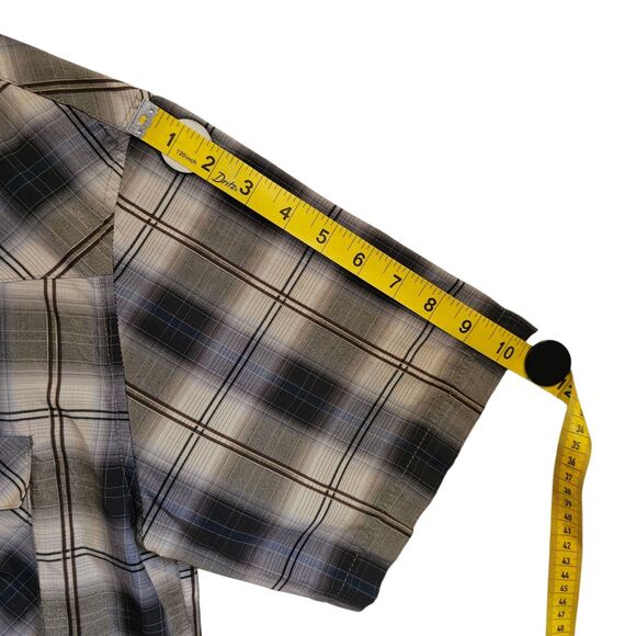 Cowboy Legend Shirt Men's Size Large Pearl Snap Short Sleeve Western - Picture 3 of 8